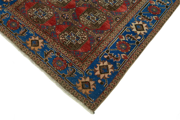 4x11 Vintage Hand-Knotted Rug - 47542