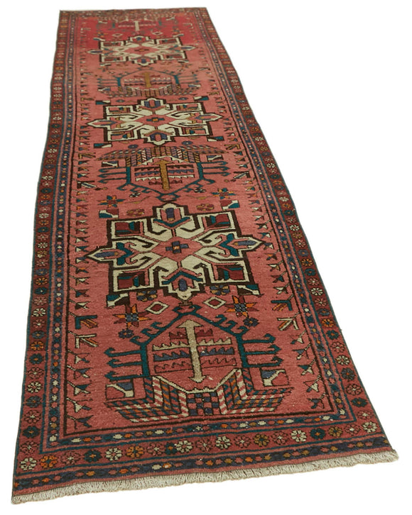 3x13 Vintage Hand-Knotted Rug - 47543