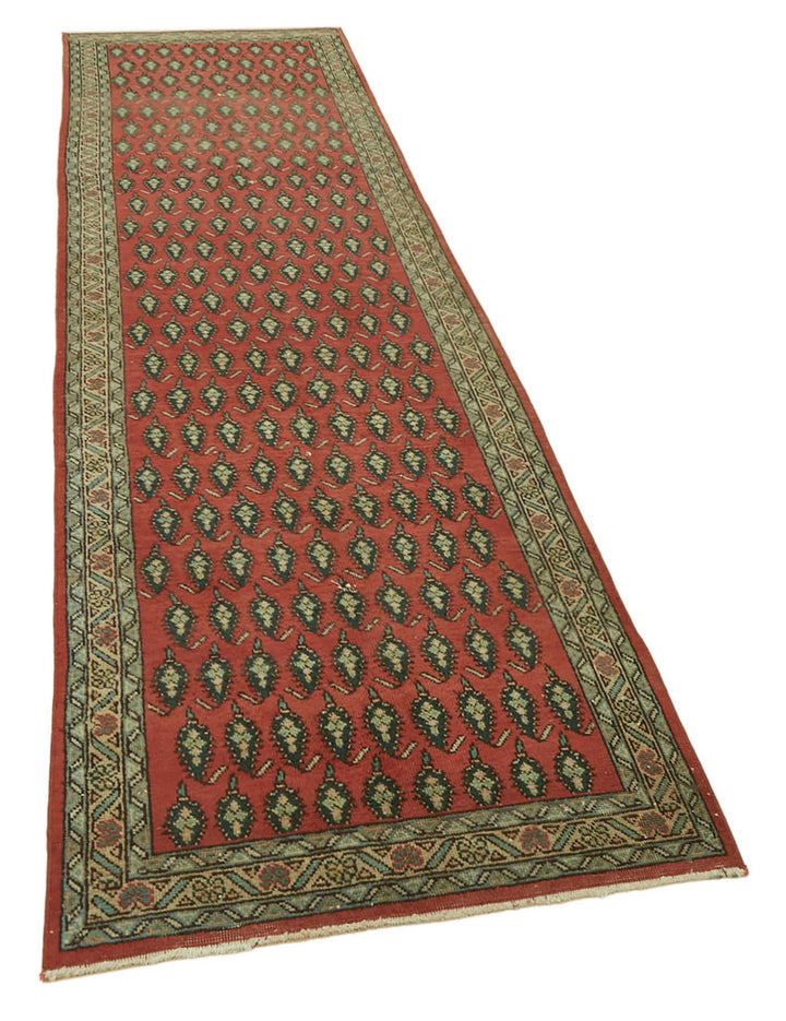 3x11 Vintage Hand-Knotted Rug - 47544