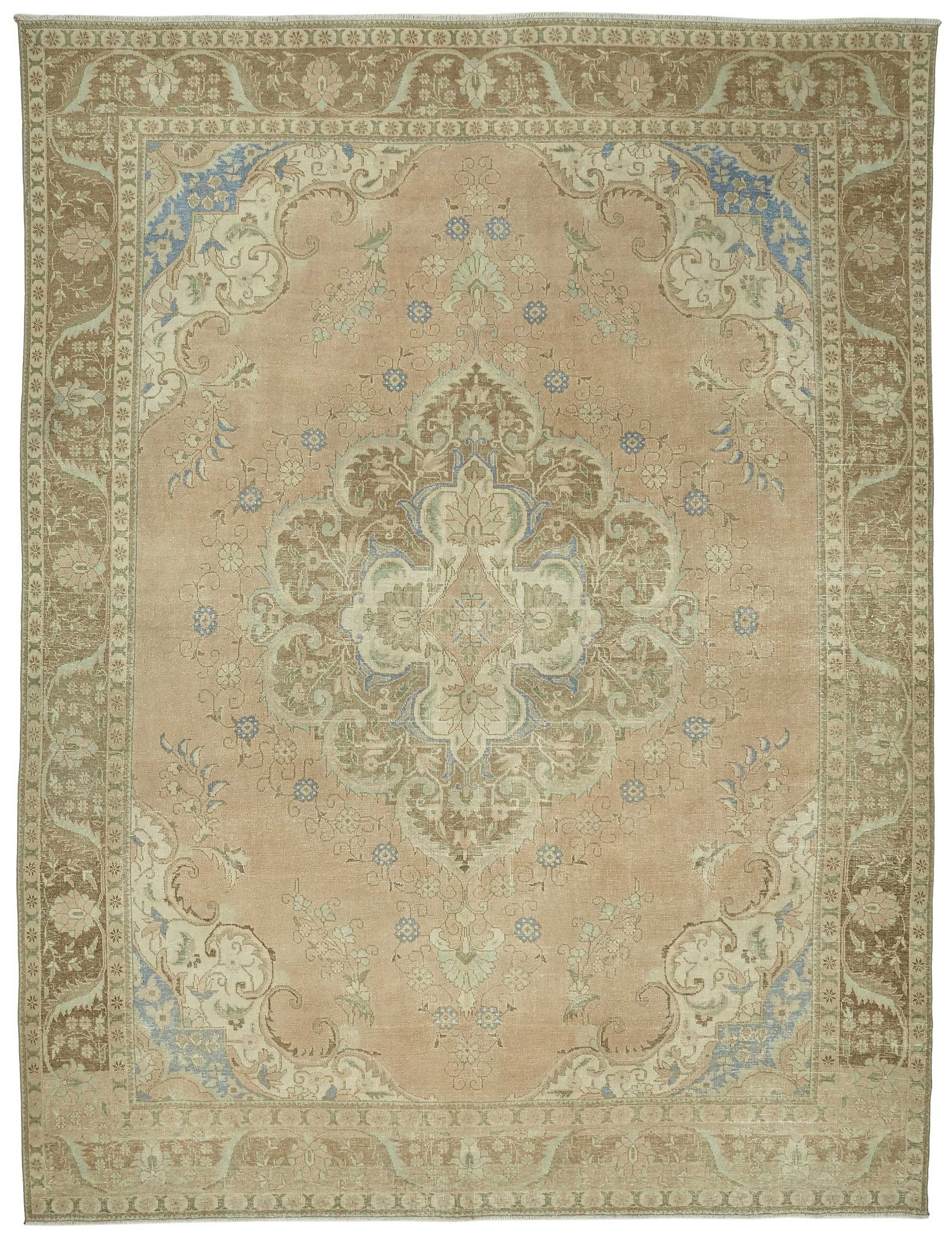 10x13 Vintage Hand-Knotted Rug - 47666