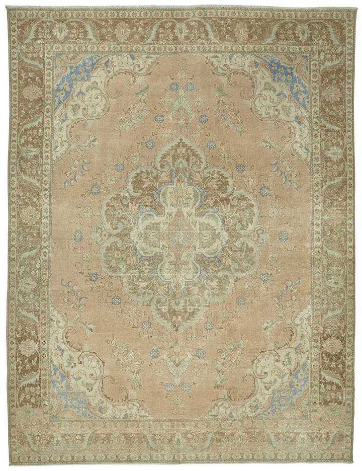 10x13 Vintage Hand-Knotted Rug - 47666