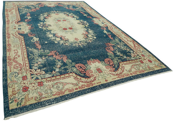 8x12 Vintage Hand-Knotted Rug - 47667