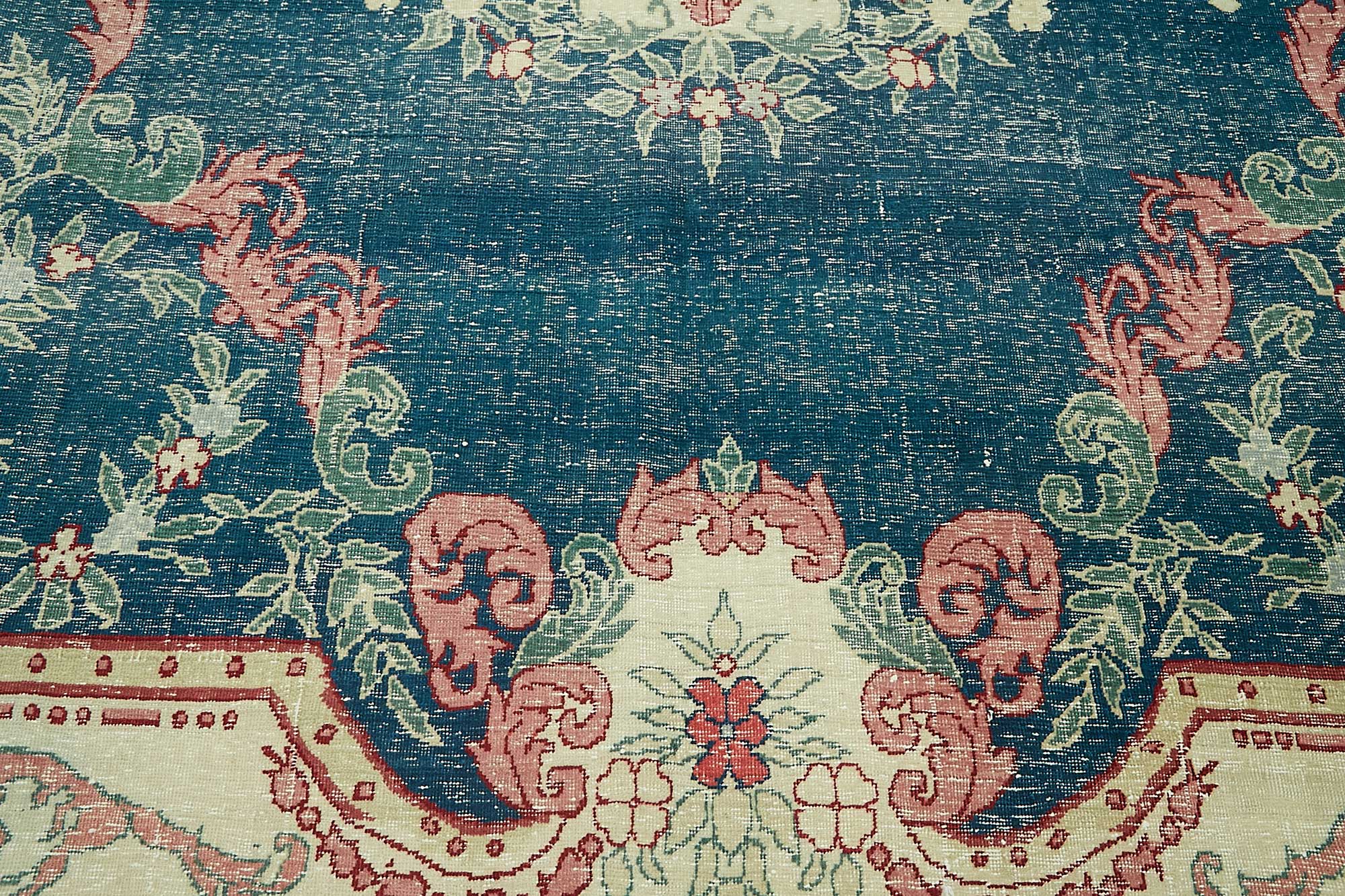 8x12 Vintage Hand-Knotted Rug - 47667
