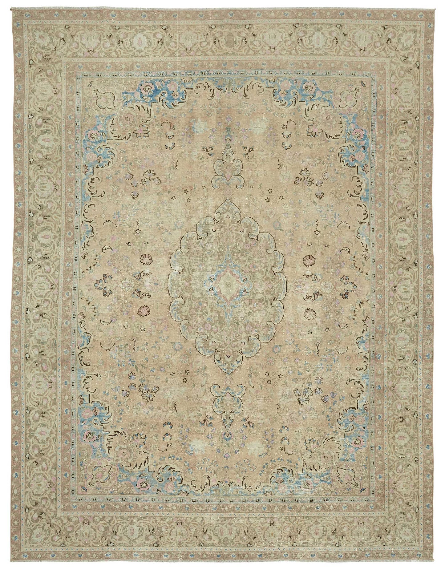 9x12 Vintage Hand-Knotted Rug - 47669