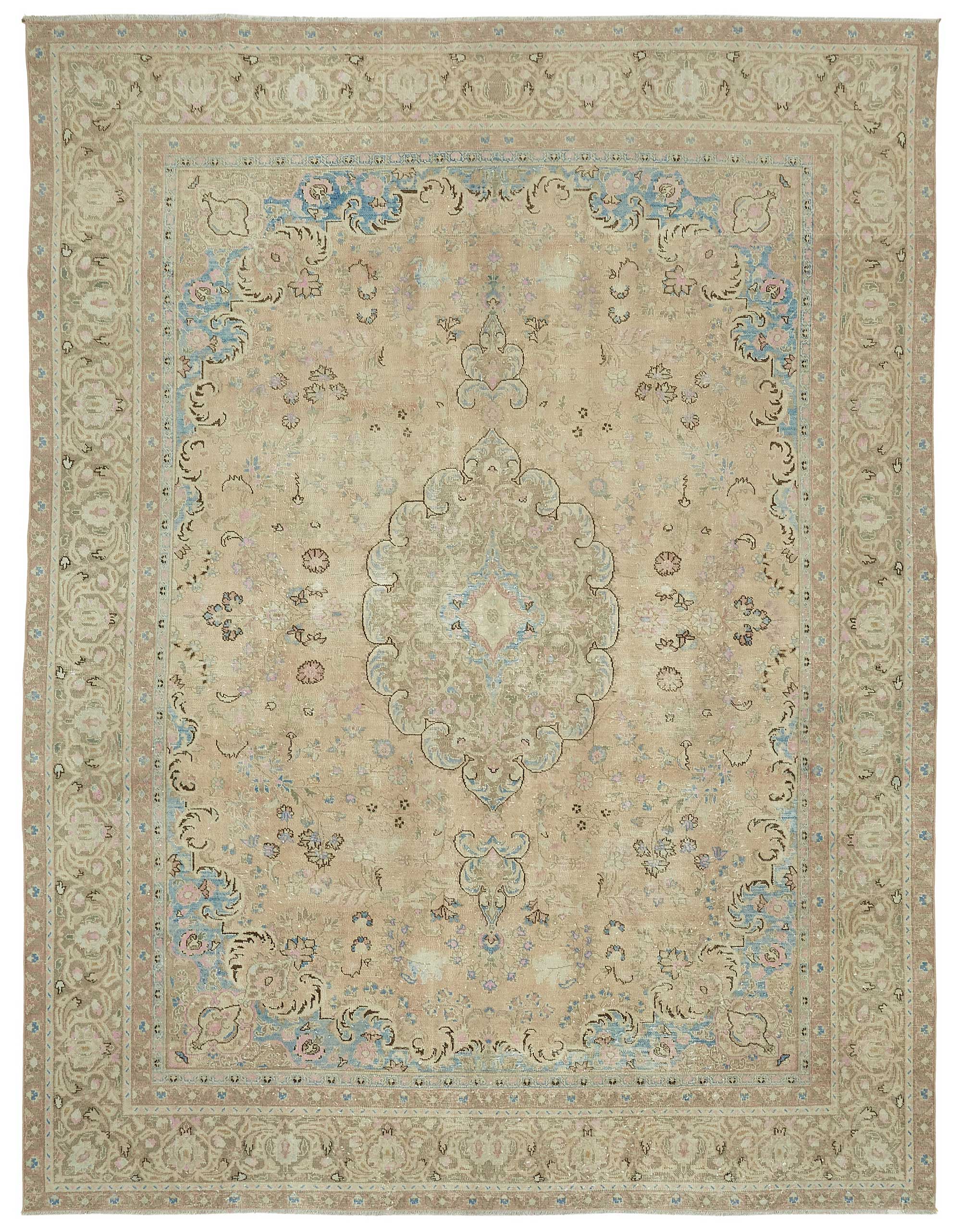 9x12 Vintage Hand-Knotted Rug - 47669