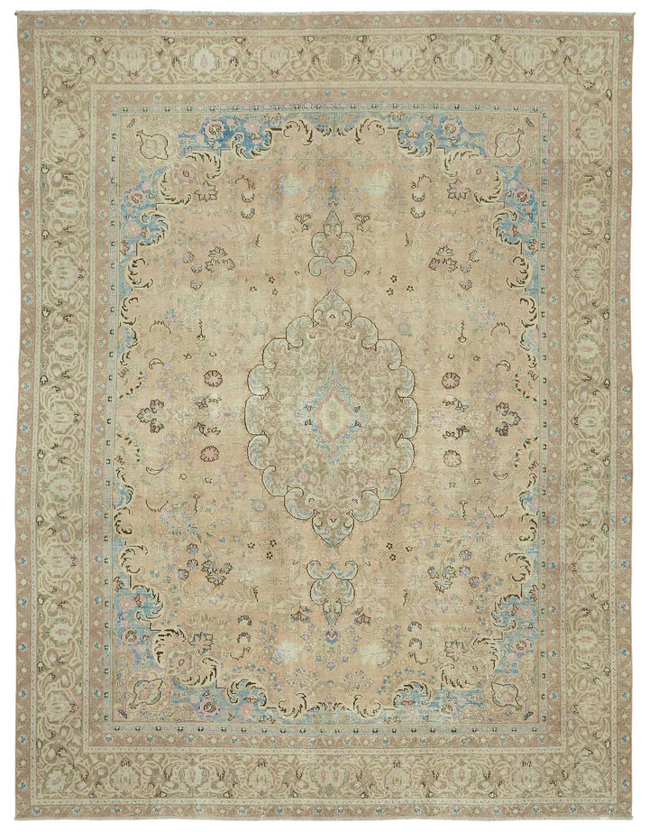9x12 Vintage Hand-Knotted Rug - 47669