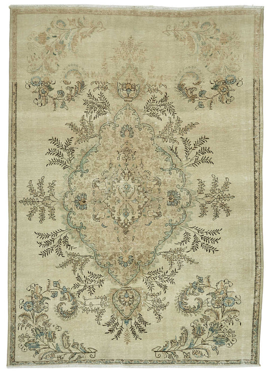 8x11 Vintage Hand-Knotted Rug - 47670