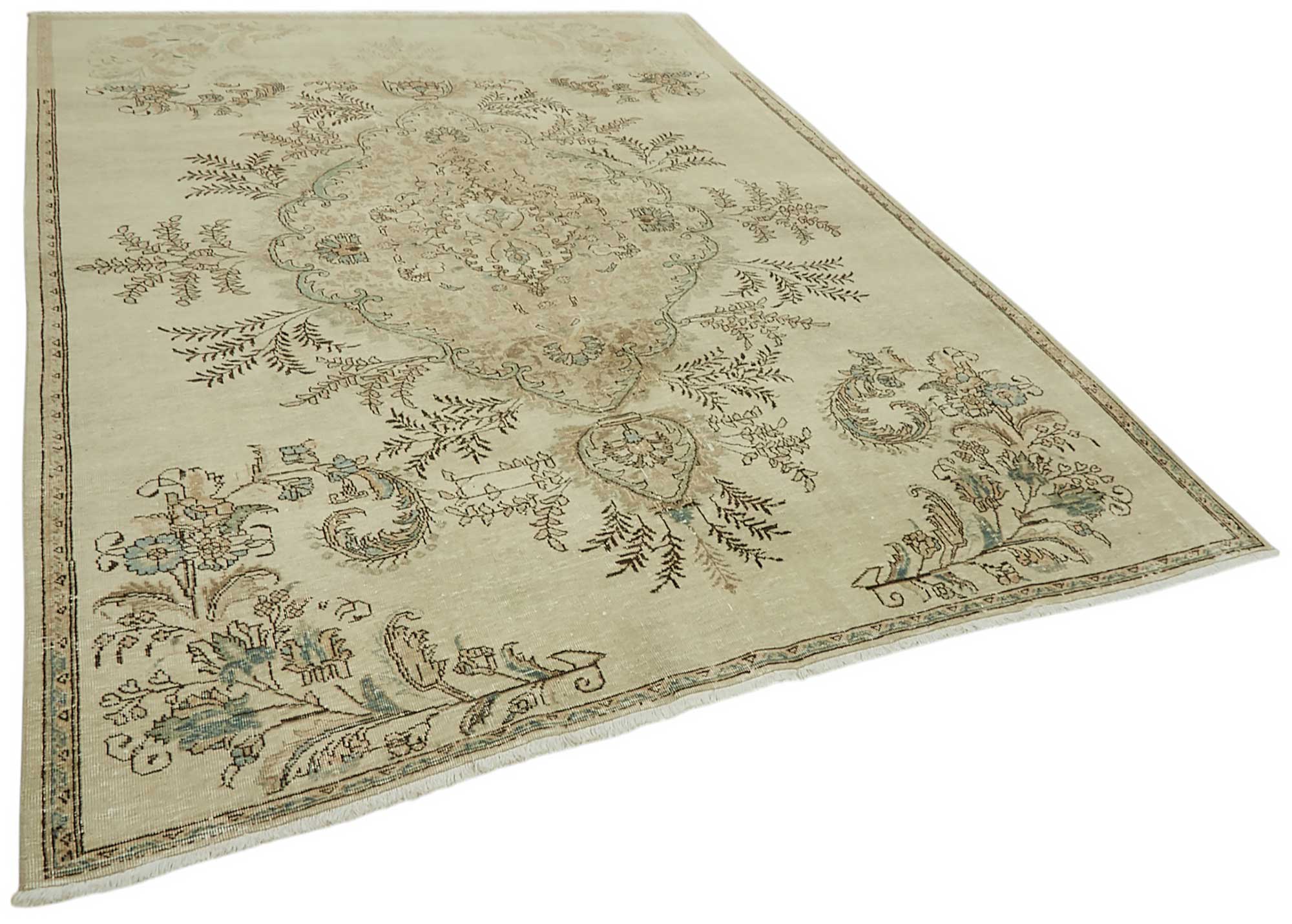 8x11 Vintage Hand-Knotted Rug - 47670