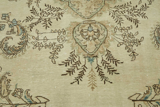 8x11 Vintage Hand-Knotted Rug - 47670