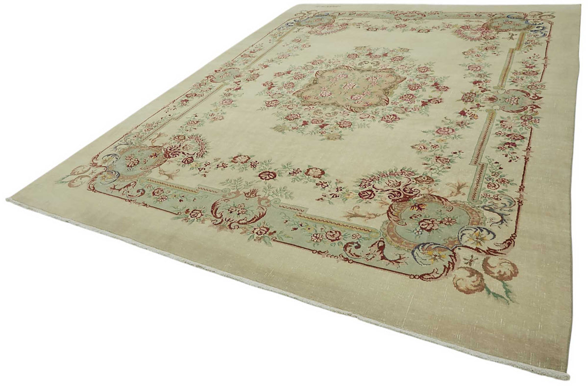 9x13 Vintage Hand-Knotted Rug - 47671