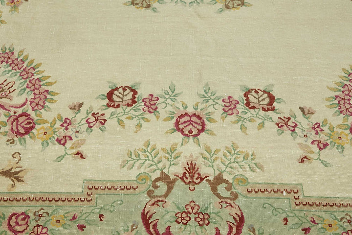9x13 Vintage Hand-Knotted Rug - 47671