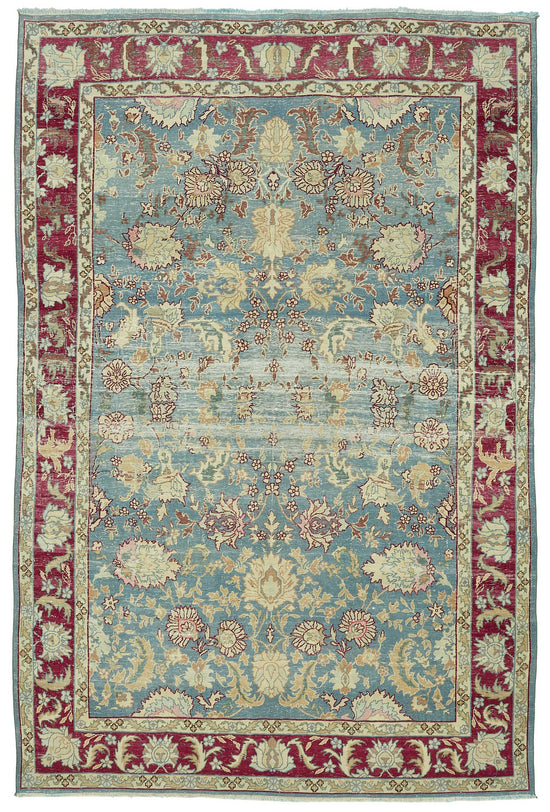 8x12 Vintage Hand-Knotted Rug - 47674