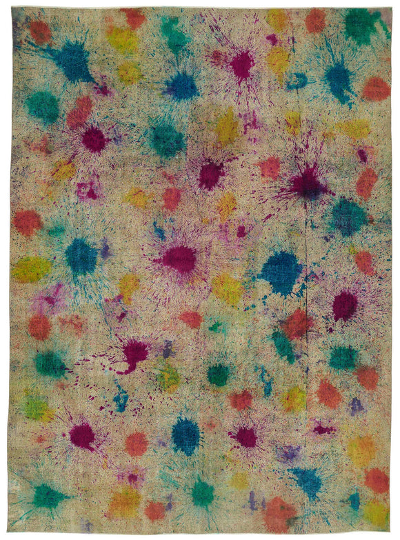 9x13 Vintage Hand-Knotted Rug - 47675