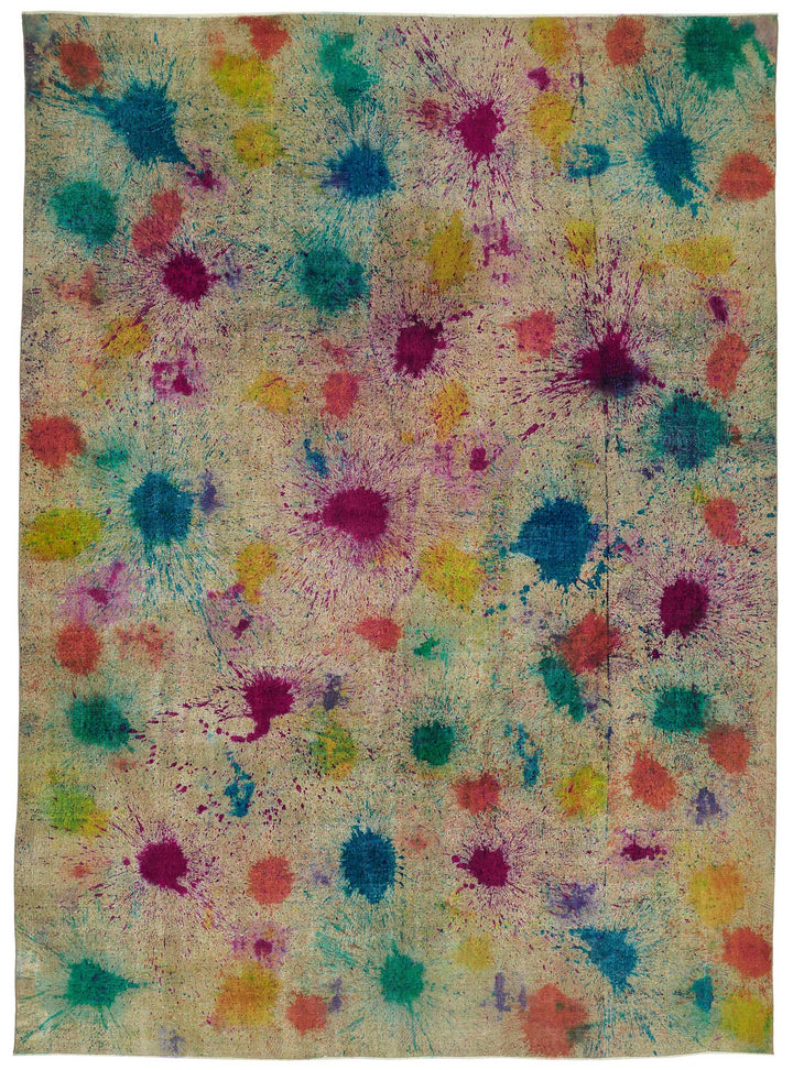 9x13 Vintage Hand-Knotted Rug - 47675