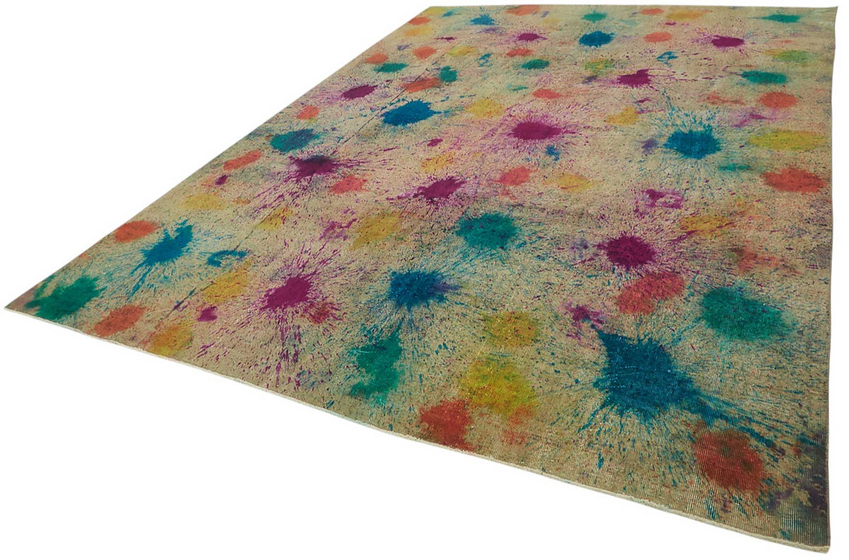 9x13 Vintage Hand-Knotted Rug - 47675