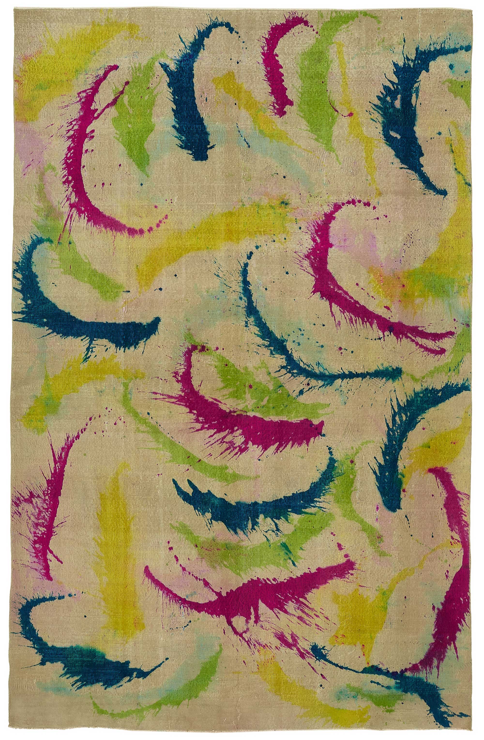 7x11 Vintage Hand-Knotted Rug - 47676