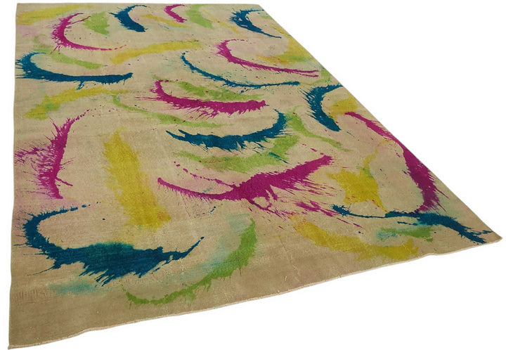 7x11 Vintage Hand-Knotted Rug - 47676