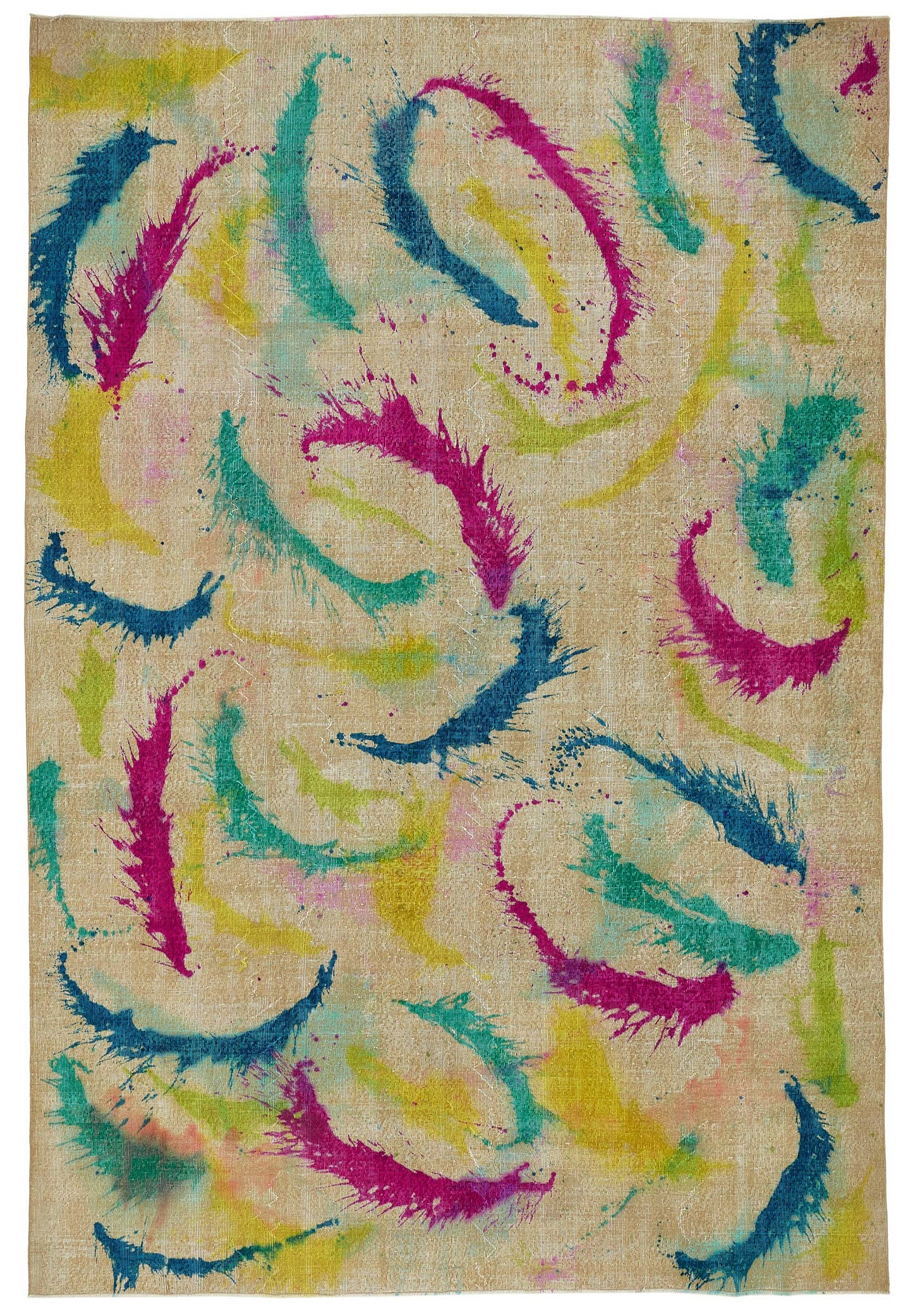 8x12 Vintage Hand-Knotted Rug - 47677