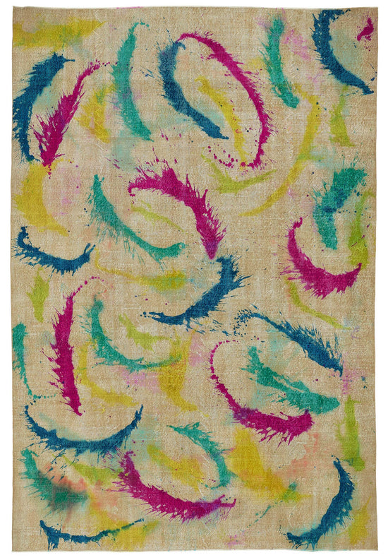 8x12 Vintage Hand-Knotted Rug - 47677