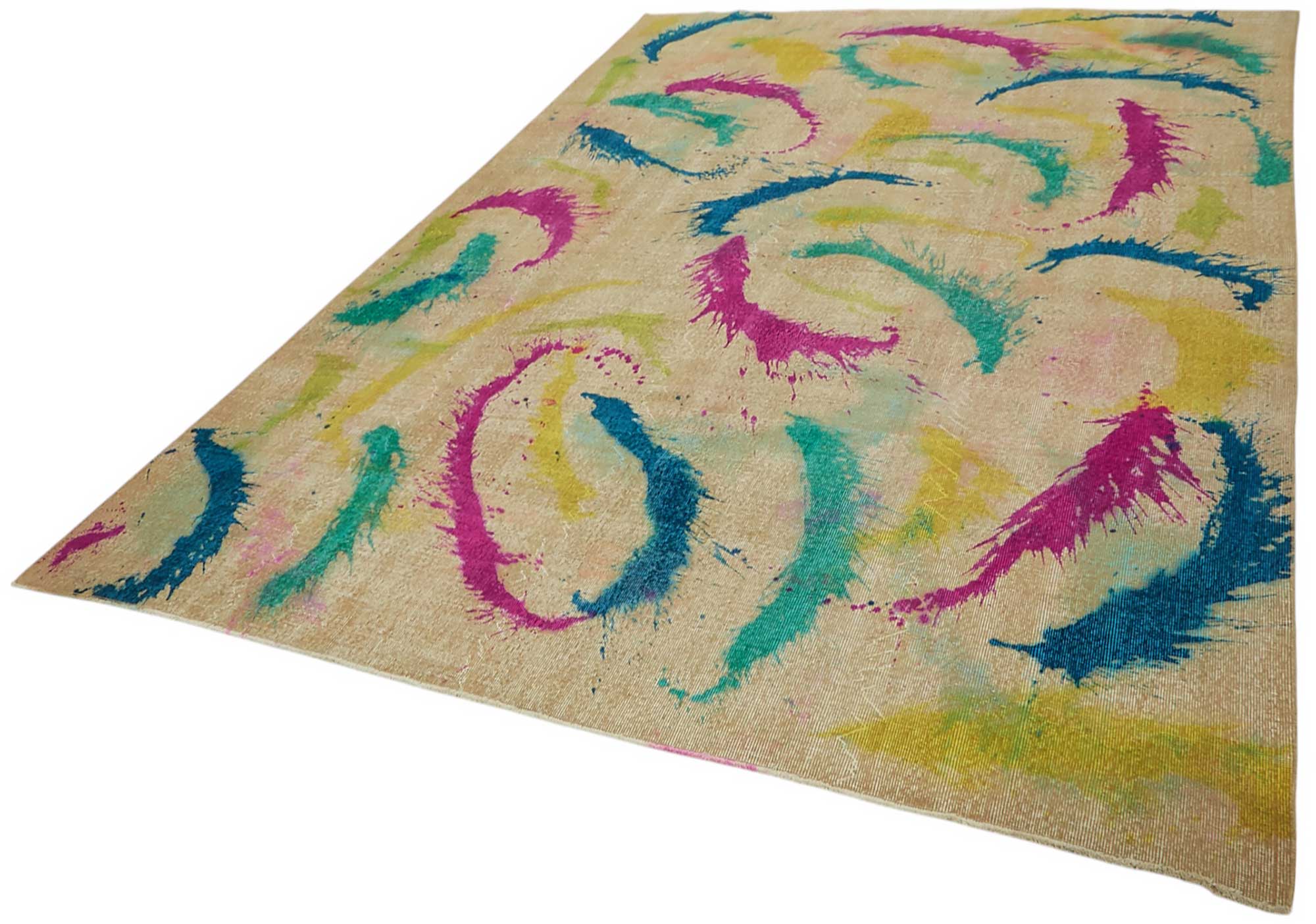 8x12 Vintage Hand-Knotted Rug - 47677