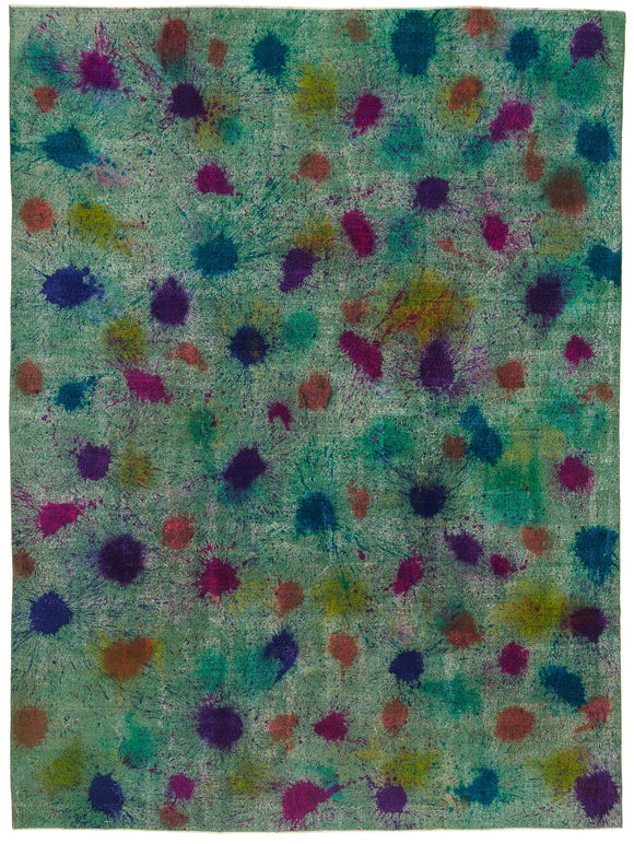 10x13 Vintage Hand-Knotted Rug - 47678