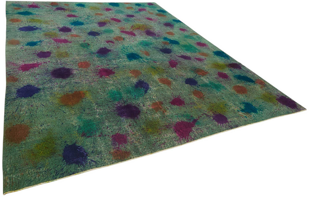 10x13 Vintage Hand-Knotted Rug - 47678