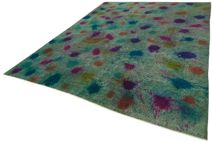 10x13 Vintage Hand-Knotted Rug - 47678