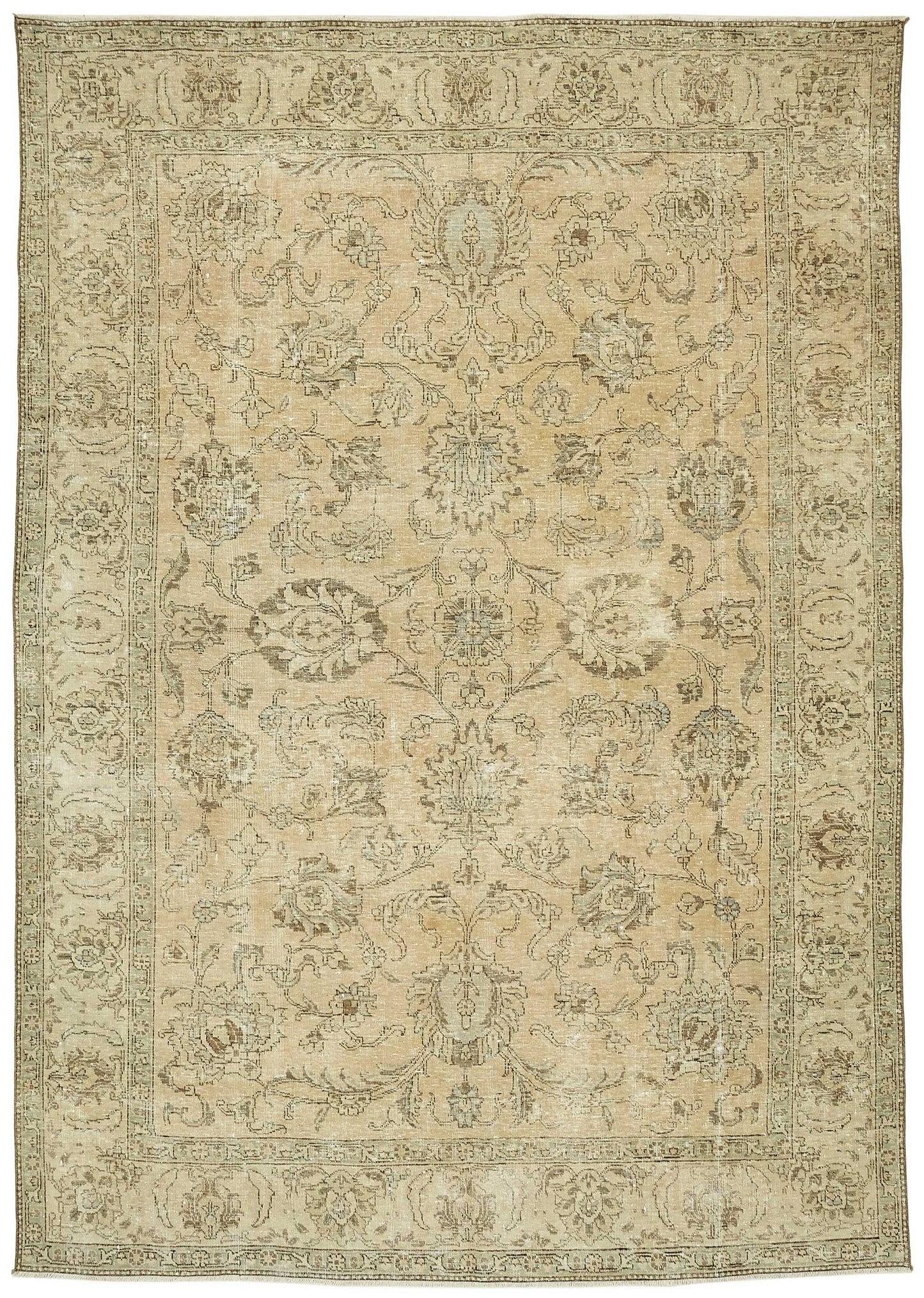7x11 Vintage Hand-Knotted Rug - 47680