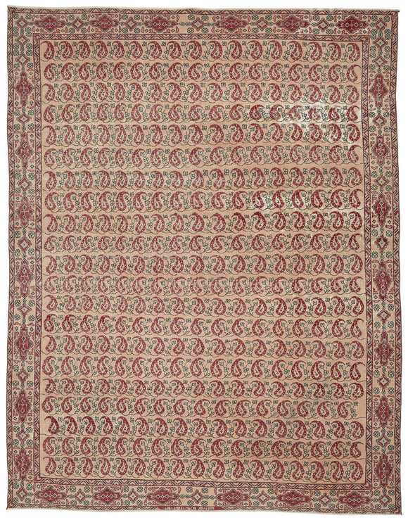 9x12 Vintage Hand-Knotted Rug - 47681