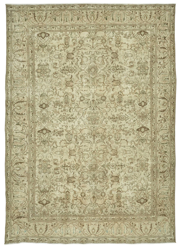 9x13 Vintage Hand-Knotted Rug - 47684