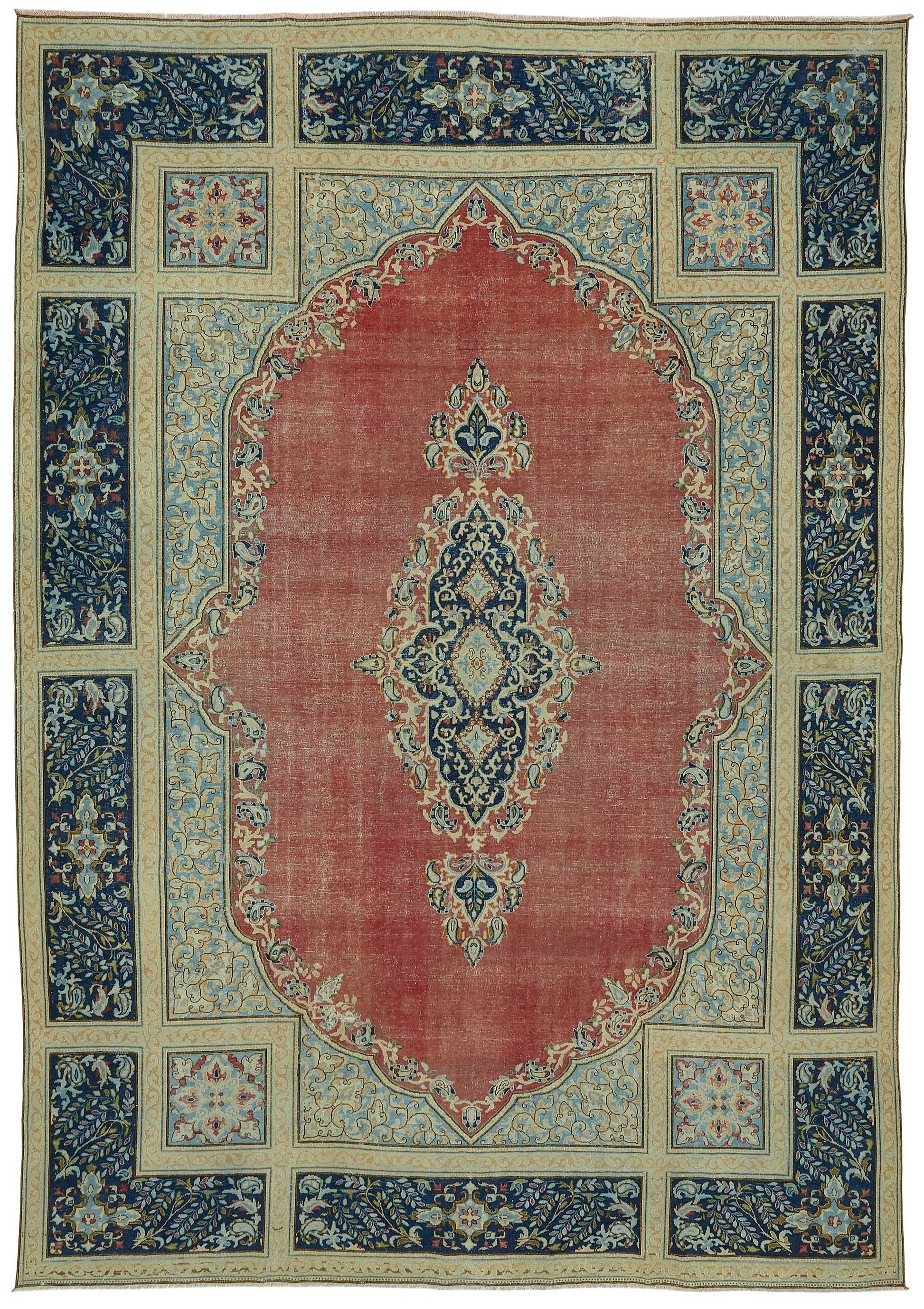 9x13 Vintage Hand-Knotted Rug - 47685