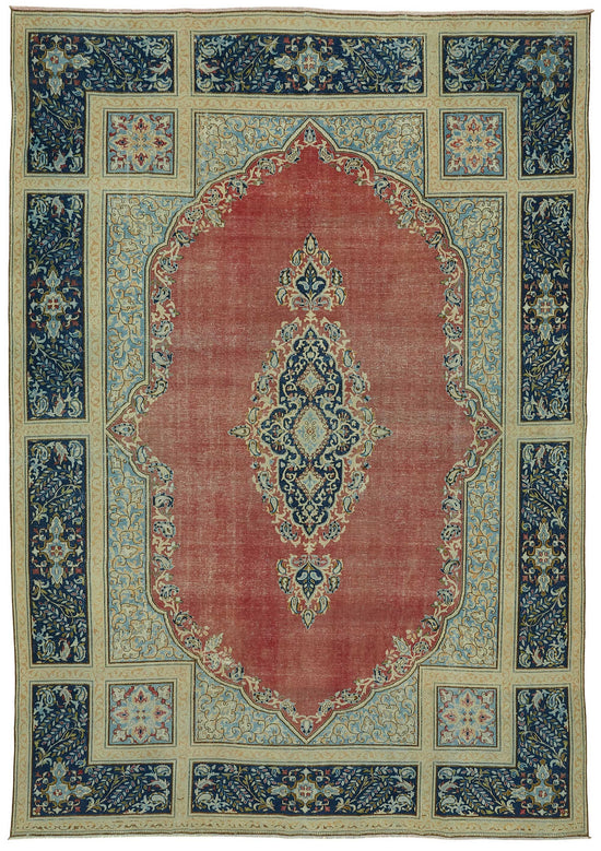 9x13 Vintage Hand-Knotted Rug - 47685