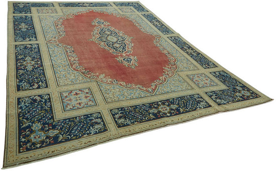 9x13 Vintage Hand-Knotted Rug - 47685
