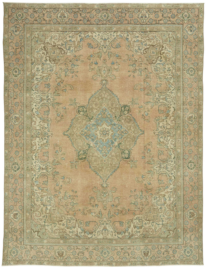 9x13 Vintage Hand-Knotted Rug - 47687