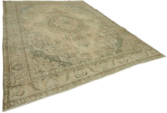 10x13 Vintage Hand-Knotted Rug - 47688
