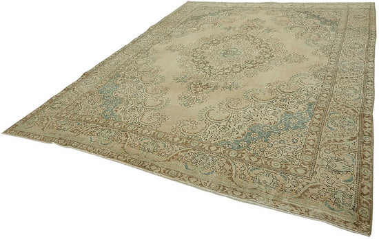 10x13 Vintage Hand-Knotted Rug - 47688