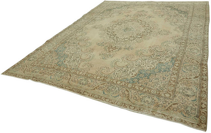 10x13 Vintage Hand-Knotted Rug - 47688