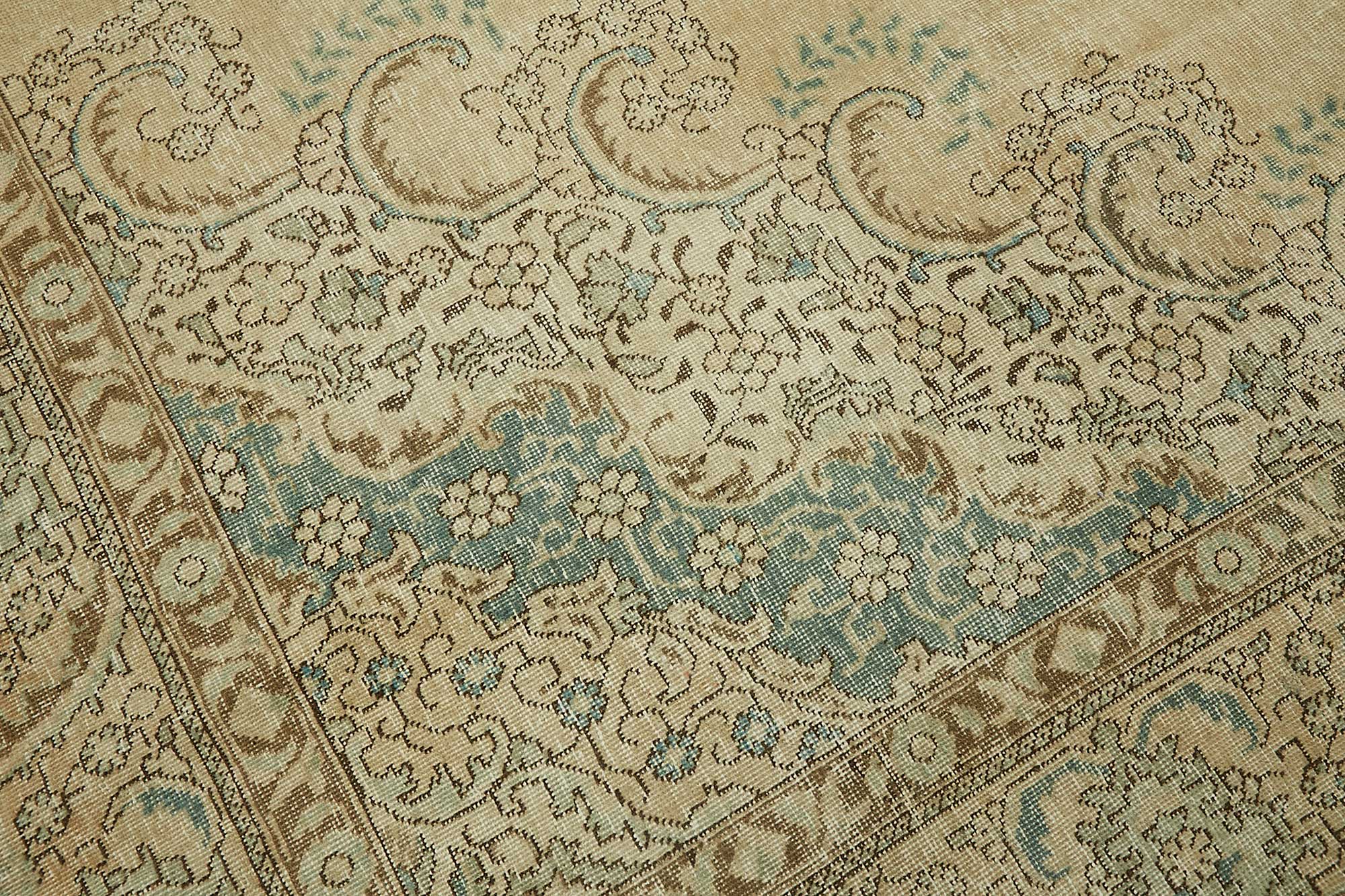 10x13 Vintage Hand-Knotted Rug - 47688