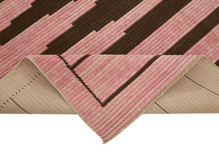 7x10 Hand-Knotted Wool Oushak Rug - 47689