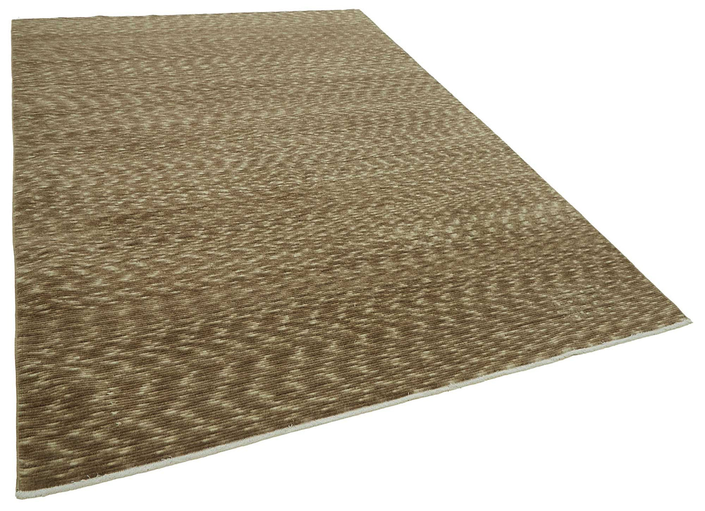 7x10 Hand-Knotted Wool Oushak Rug - 47690