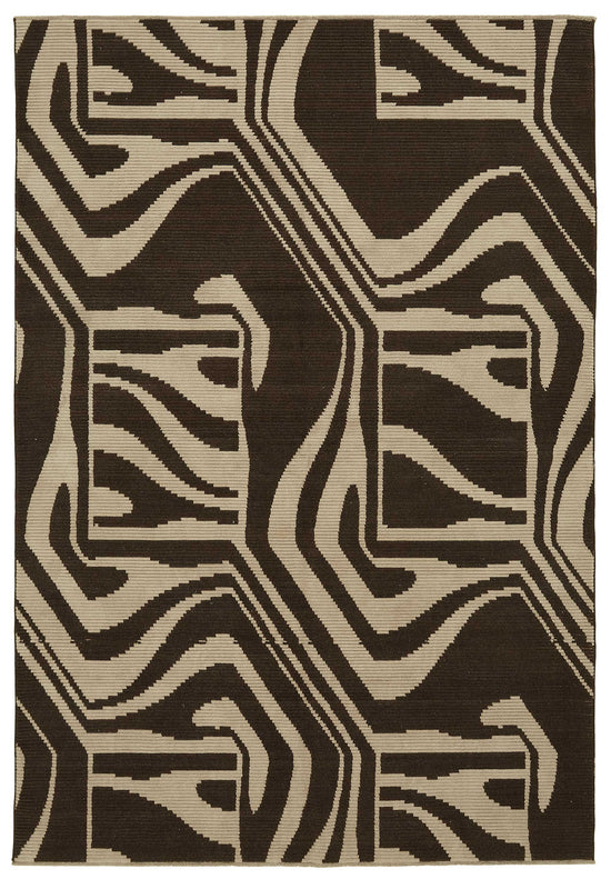 7x10 Hand-Knotted Wool Oushak Rug - 47691
