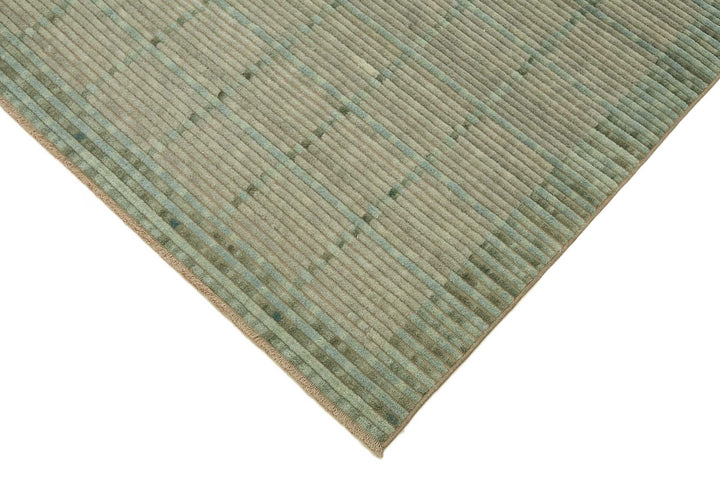 7x10 Hand-Knotted Wool Oushak Rug - 47692