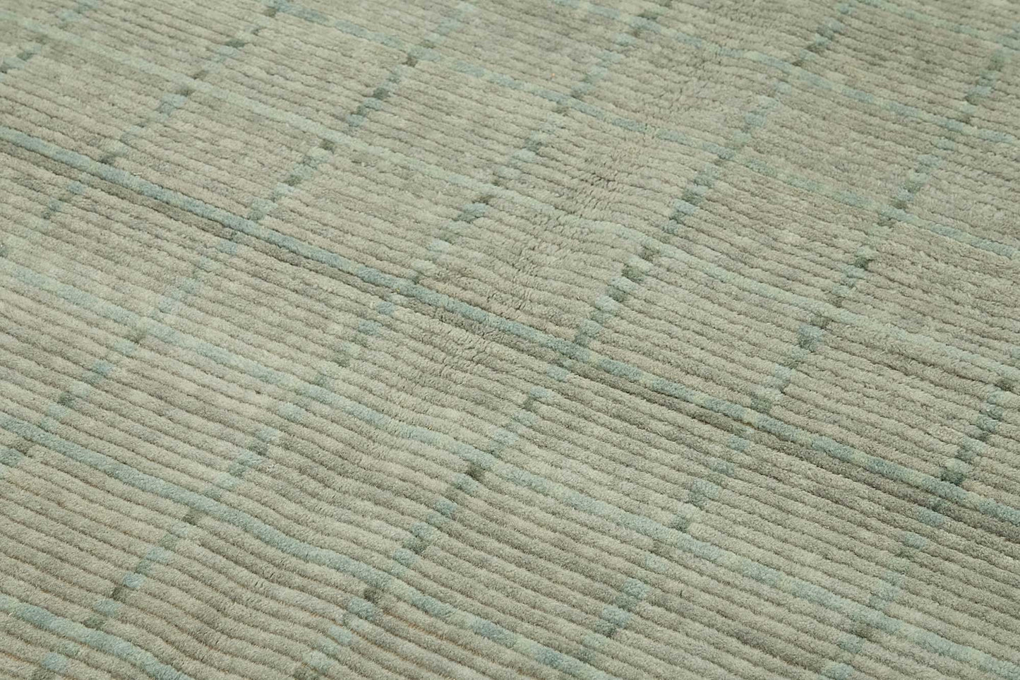 7x10 Hand-Knotted Wool Oushak Rug - 47692