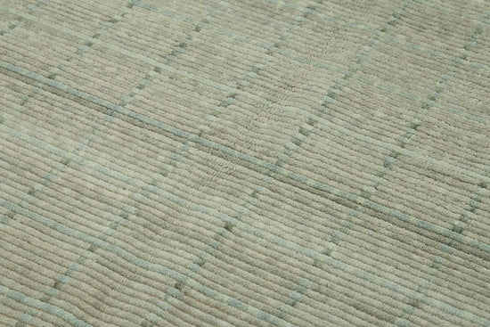 7x10 Hand-Knotted Wool Oushak Rug - 47692