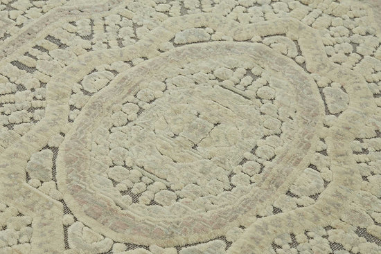 7x10 Hand-Knotted Wool Oushak Rug - 47694