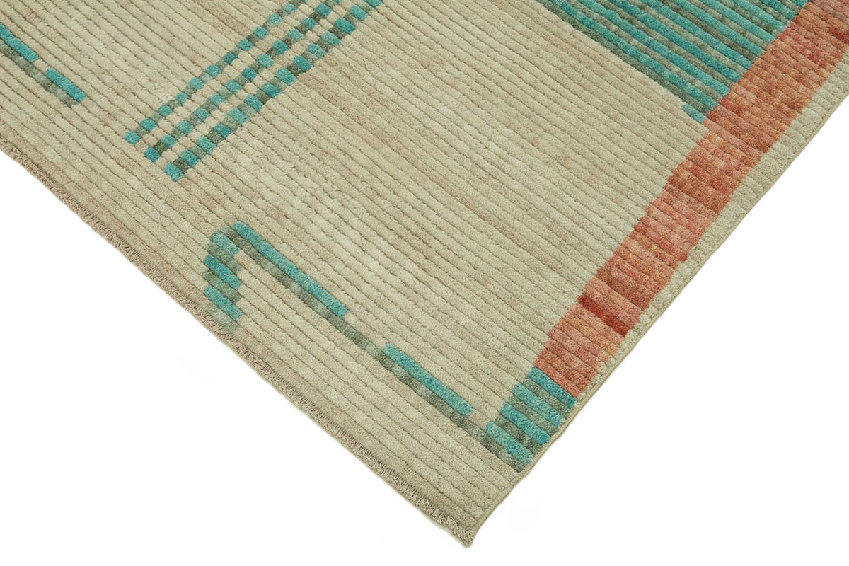 6x10 Hand-Knotted Wool Oushak Rug - 47695
