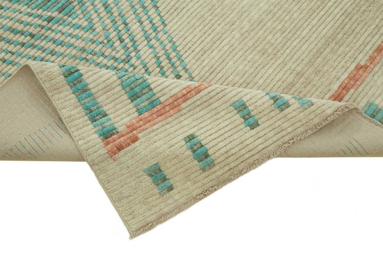6x10 Hand-Knotted Wool Oushak Rug - 47695