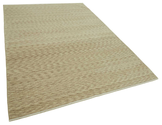 6x10 Hand-Knotted Wool Oushak Rug - 47697