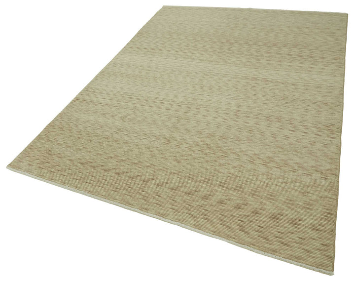 6x10 Hand-Knotted Wool Oushak Rug - 47697
