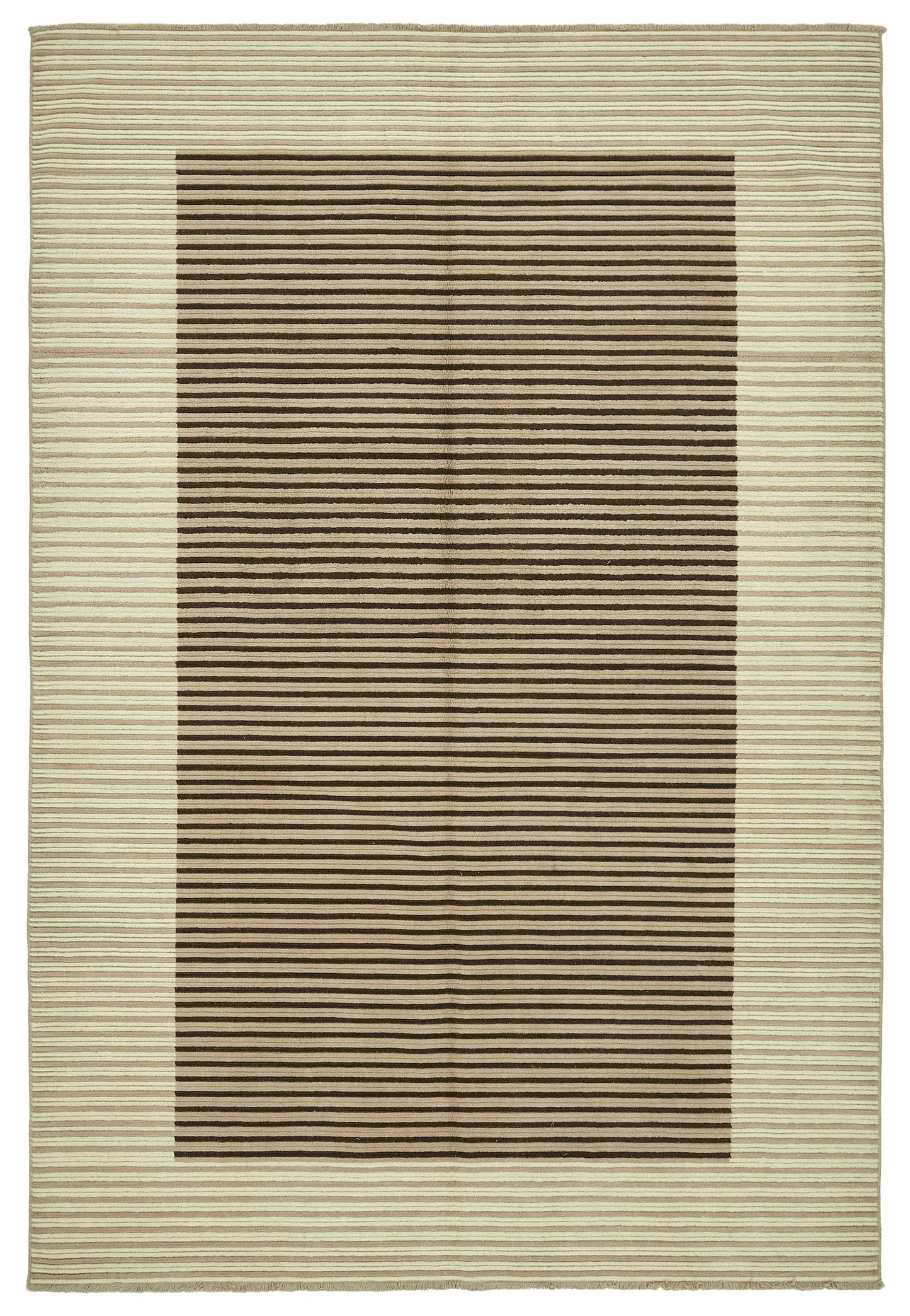 7x9 Hand-Knotted Wool Oushak Rug - 47699